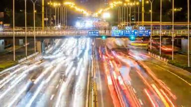 北京夜市高速公路交通繁忙的时间间隔